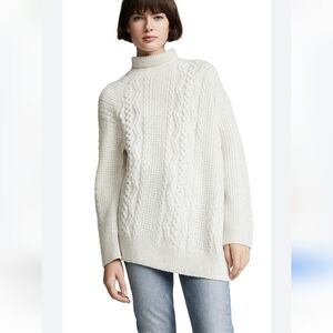 Vince asymmetrical wool sweater size XL